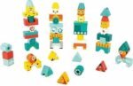 Lojë Ndërtimi prej Druri “Totem Tropik” – Janod - Figura 3