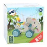 Elefant prej druri me labirint rruazash për fëmijë