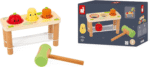 Lojë Druri me Perime për Goditje – Janod (Whack-A-Farm Vegetable Game) - Figura 2