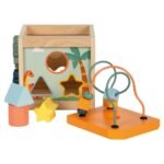 Kub motorik me forma prej druri Dinosauri | Small Foot