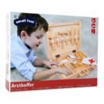 Kutia origjinale e çantës së doktorit prej druri