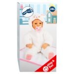 Kutia origjinale e kukullës bebe qengji për fëmijë