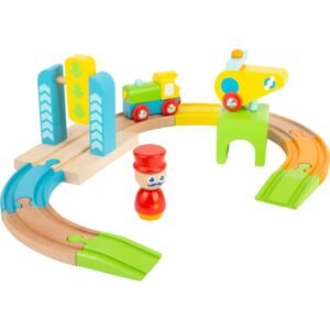 Tren druri me helikopter për fëmijë nga Small Foot