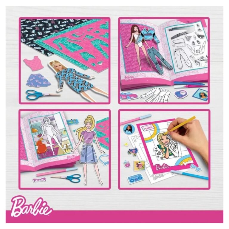 Çantë kreative për fëmijë me aktivitete – Barbie (Lisciani) thumbnail 3