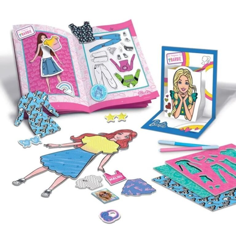 Çantë kreative për fëmijë me aktivitete – Barbie (Lisciani) thumbnail 4