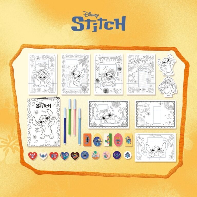 Çantë kreative për fëmijë me aktivitete – Stitch (Lisciani) thumbnail 4