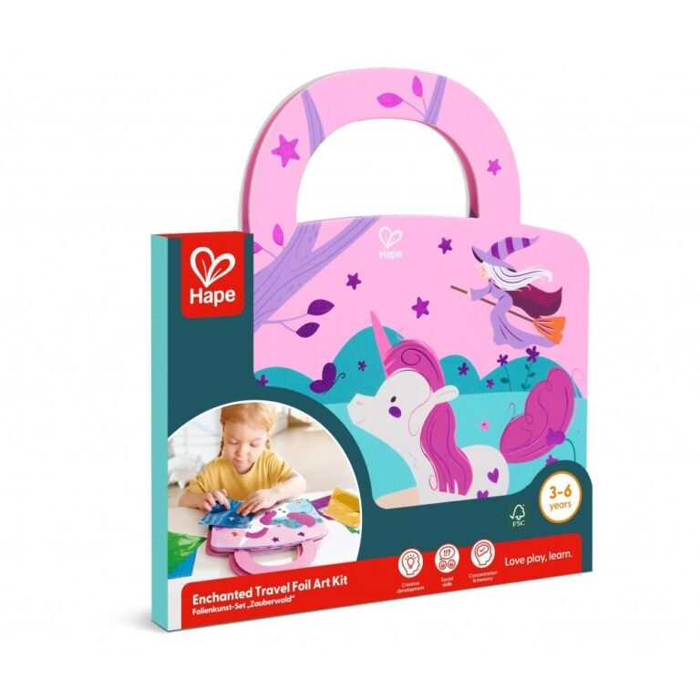 Libër kreativ me ngjitje për fëmijë – Fairies | Hape