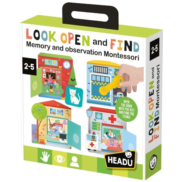 Lojë edukative për fëmijë – hap, kërko dhe zbulo (Look Open & Find)