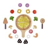 Pica prej druri për fëmijë me aksesorë (Homemade Pizza) - Figura 2