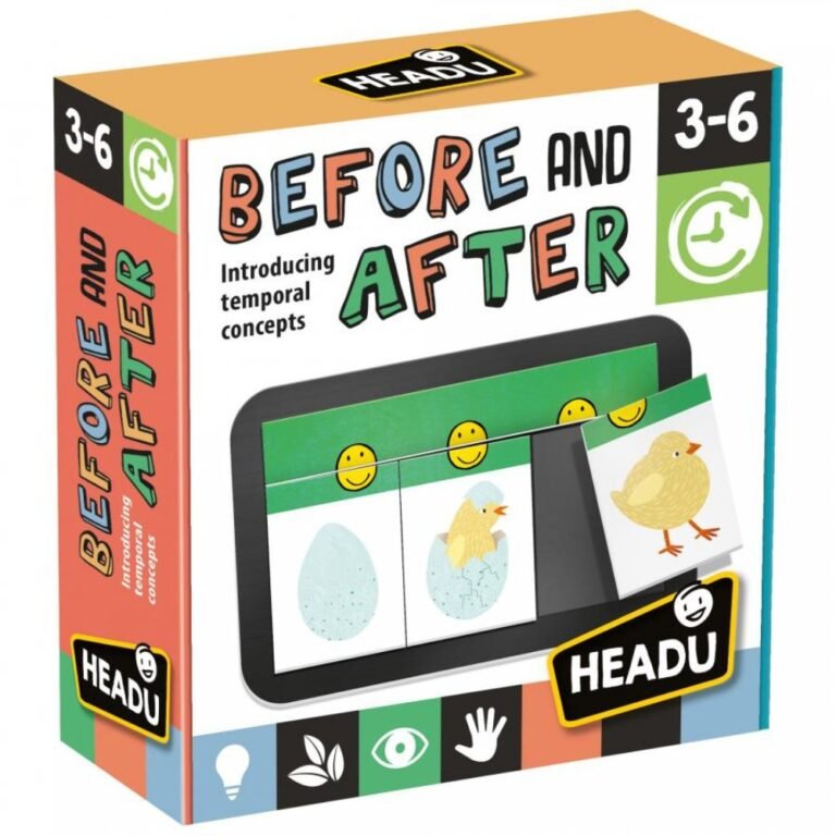 Puzzle renditjeje për fëmijë – Before & After (Headu)