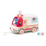 Ambulancë prej druri me efekte tingujsh
