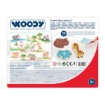 Paketimi i puzzle prej druri me kafshë të egra