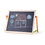 Tabelë edukative prej druri për shkrim me shkumës