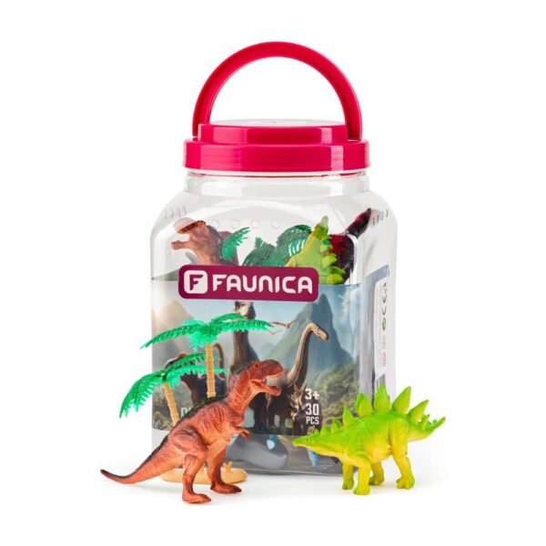 Dinosaurë dhe aksesorë në paketim të madh