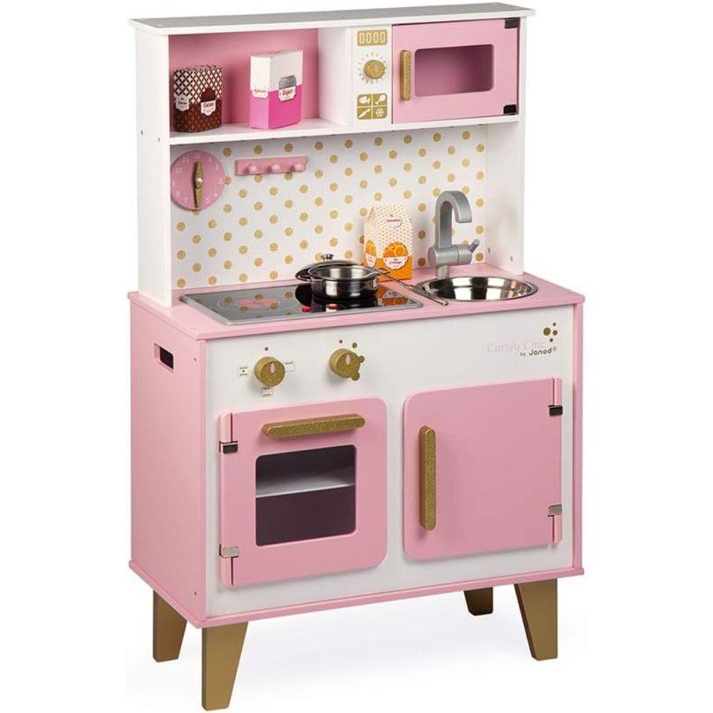 Pamje anësore e Kuzhinës prej druri Candy Chic Janod.