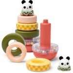 Kullë me unaza Panda Taf Toys për bebe 10+ muaj
