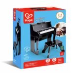 Paketimi i pianos elektrike prej druri me karrige Hape