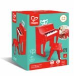 Paketimi i pianos elektrike prej druri me karrige Hape