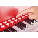 Komandat e pianos elektrike prej druri me taste me dritë