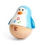 Pinguin muzikor lëkundës për bebe Hape