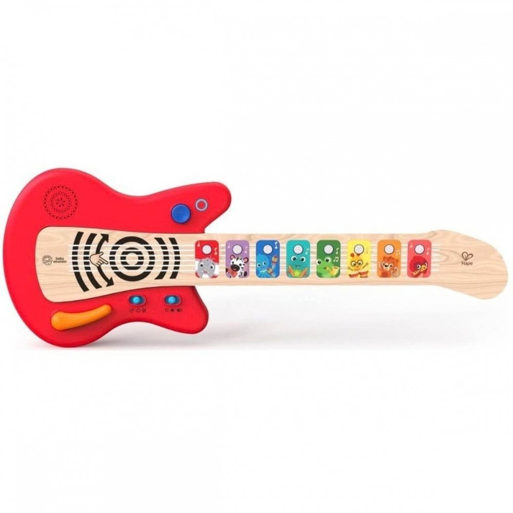 Kitarë sensoriale e kuqe Hape Baby Einstein me Magic Touch