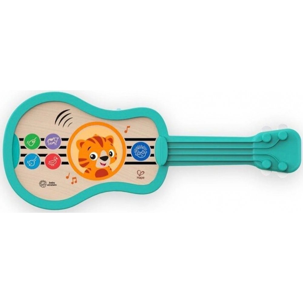 Kitarë ukulele prej druri me prekje Hape Baby Einstein