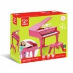 Paketimi i pianos së madhe prej druri me karrige Hape
