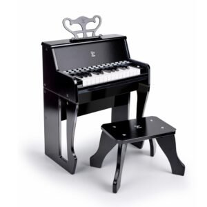 Piano elektrike prej druri me karrige - E zezë