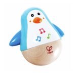 Pinguin muzikor lëkundës Hape me bazë prej druri