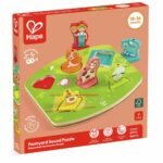 Paketimi i puzzle druri me tingujt e kafshëve të fermës Hape