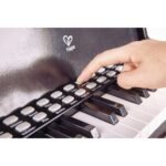 25 tastet me dritë të pianos elektrike prej druri