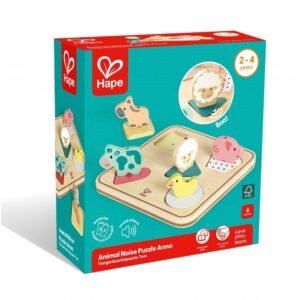 Paketimi i puzzle-it prej druri me tinguj të kafshëve Hape