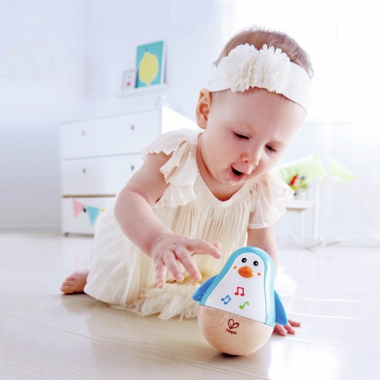 Pinguin muzikor lëkundës për bebe thumbnail 2