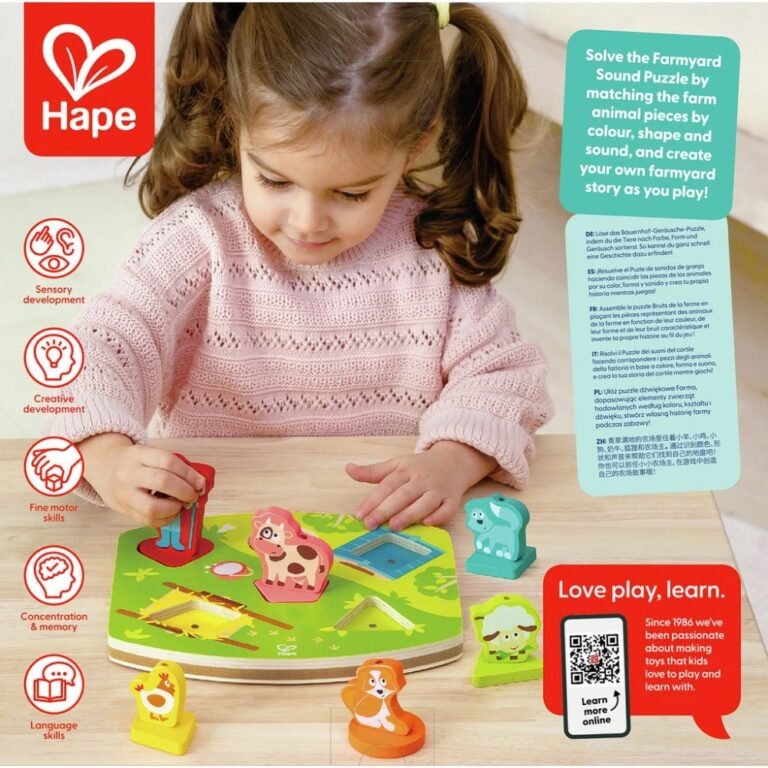 Puzzle druri me tingujt e kafshëve të fermës – 7 pjesë thumbnail 5