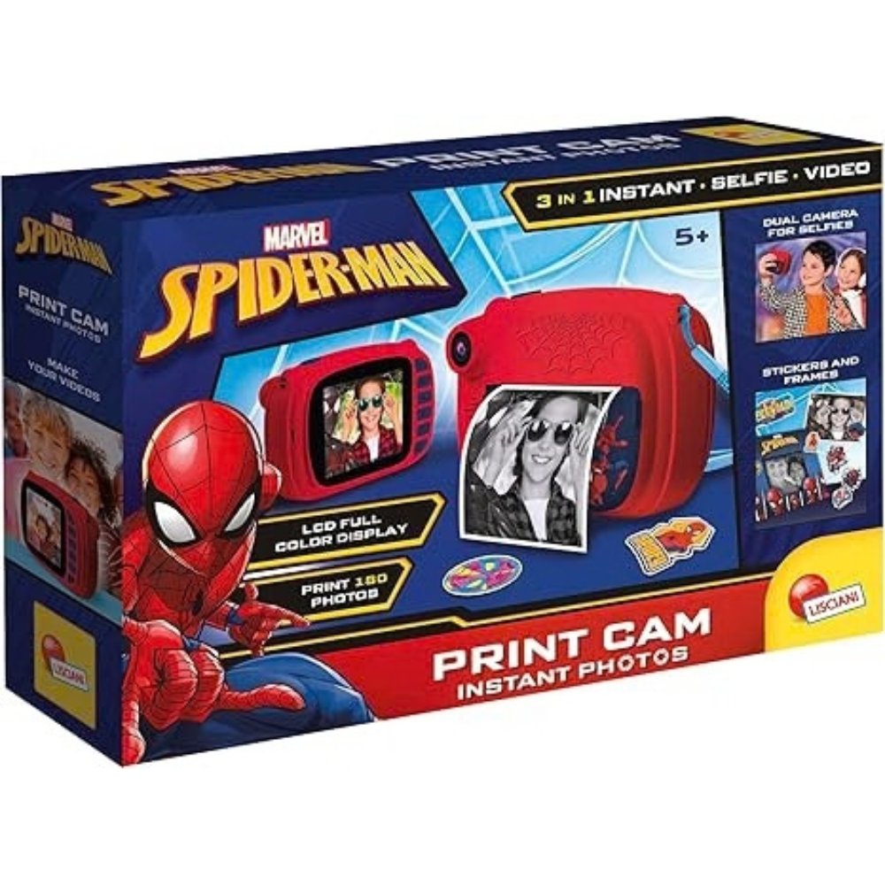 Paketimi i aparatit fotografik për fëmijë Spider-Man me printim