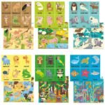 Karta Montessori për fëmijë me kafshët dhe habitatet e tyre