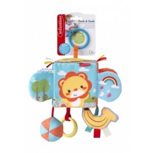 Kub sensorial për bebe Infantino me elemente për kapje
