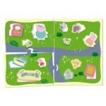 Pjesët dhe mobiljet e shtëpisë 3D Peppa Pig