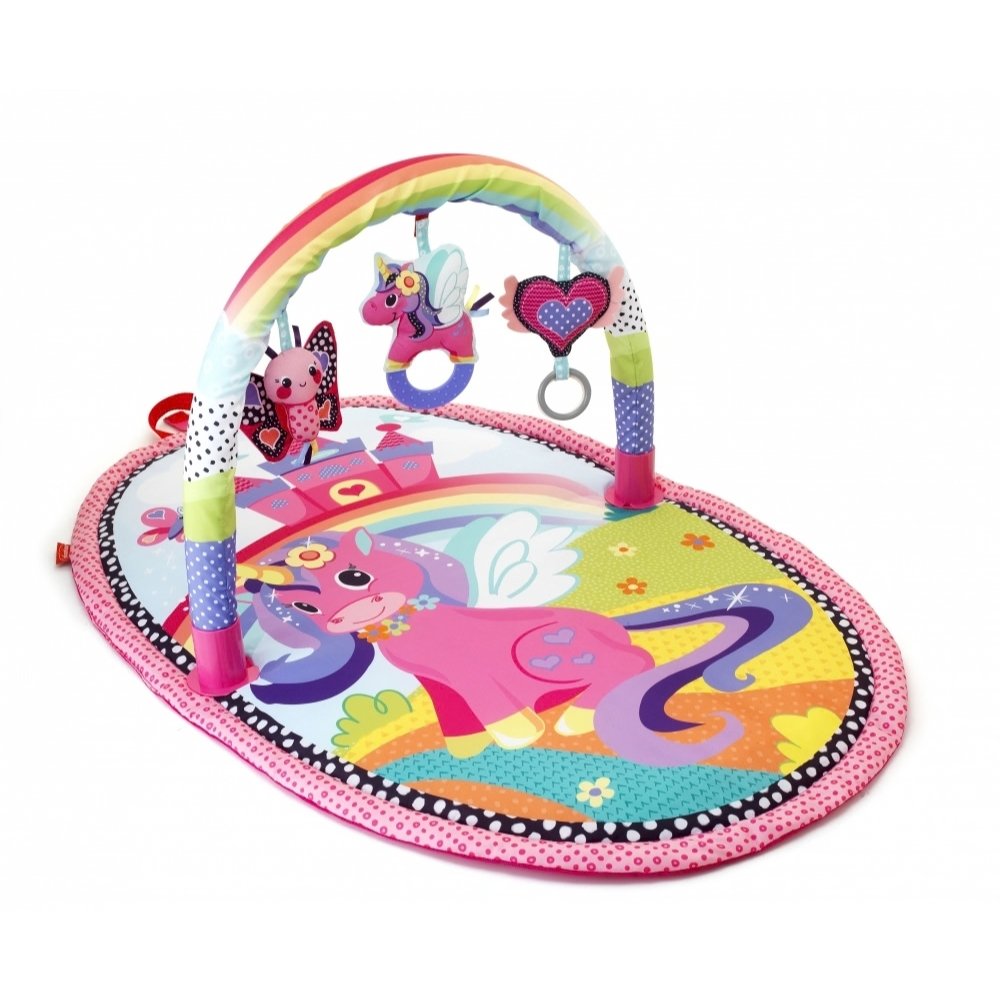 Tapet aktiviteti për bebe me hark dhe lodra të varura Unicorn Infantino