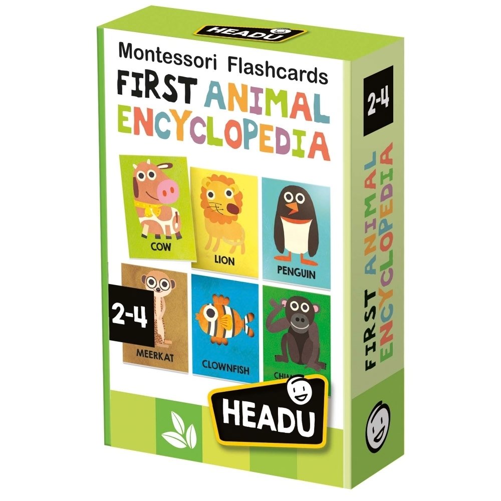 Paketimi i kartave Montessori për fëmijë Headu
