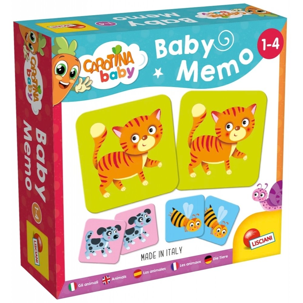 Paketimi i lojës memorie për fëmijë Lisciani me kafshë