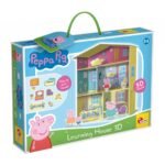 Paketimi i shtëpisë 3D Peppa Pig me mobilje Lisciani