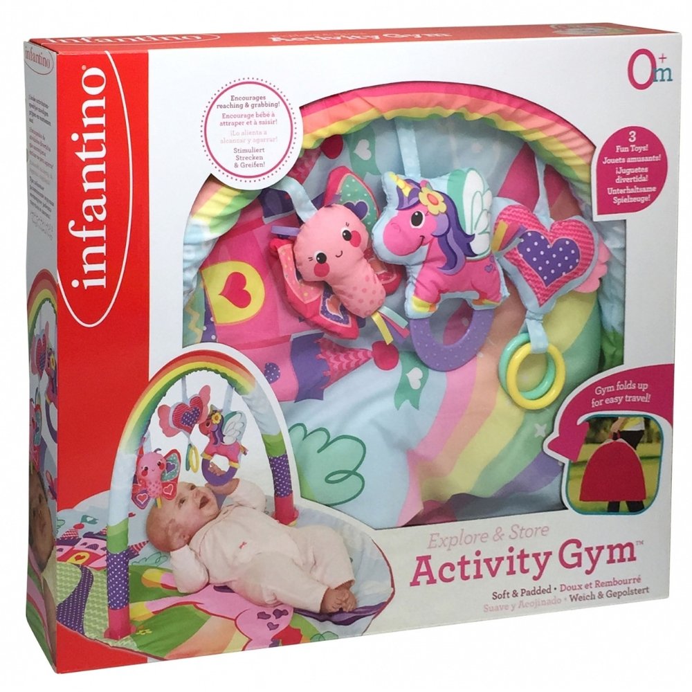 Paketimi i tapetit të aktivitetit për bebe Unicorn Infantino