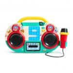 Qendër muzikore për fëmijë me mikrofon dhe drita Hape Pixelz