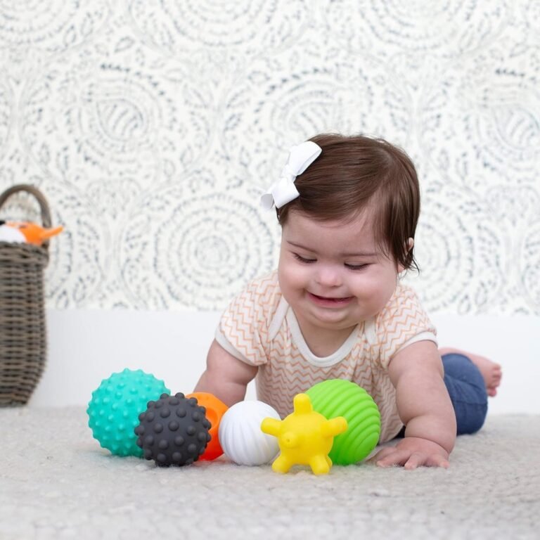 Set me topa sensorialë për bebe – 6 copë thumbnail 3