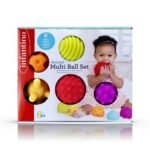Paketimi i setit me 6 topa sensorialë për bebe Infantino